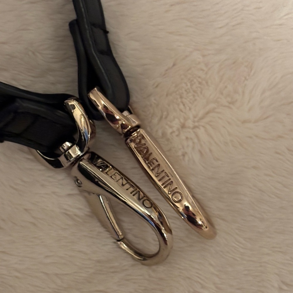 Valentino Adjustable Black Strap with Gold Accents - Picture 3 of 3